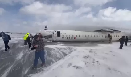 Accidente de avi�n en aeropuerto de Toronto
