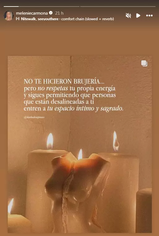 Publicaci�n de Melenie Carmona