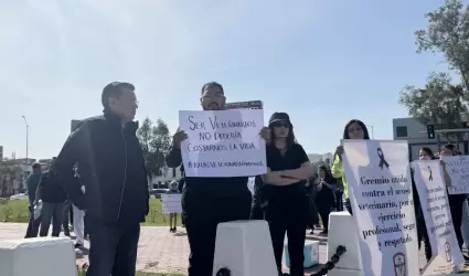 Manifestaci�n de M�dicos Veterinarios