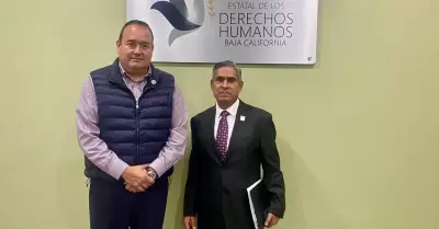 Se re�nen ombudsperson y secretario de Seguridad Ciudadana de BC