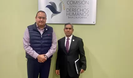 Se re�nen ombudsperson y secretario de Seguridad Ciudadana de BC