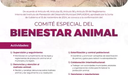 Comit� Especial del Bienestar Animal