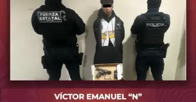 Detienen a hombre que hiri� de bala a otra persona