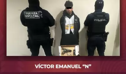 Detienen a hombre que hiri� de bala a otra persona