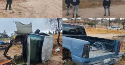 Aseguran predio en Tecate con veh�culos robados