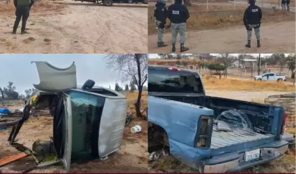 Aseguran predio en Tecate con veh�culos robados