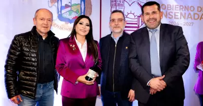 Toma Claudia Agat�n protesta integrantes del Comit� de Ciudades Hermanas