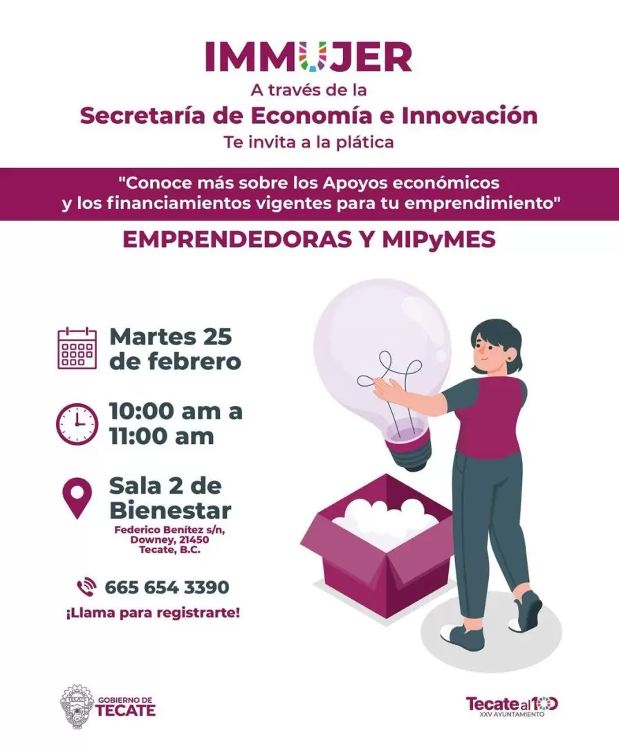 Pl�tica sobre apoyos econ�micos