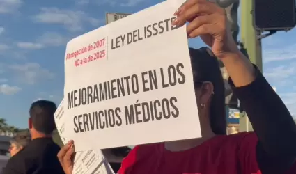 Manifestaci�n de maestros federalizados