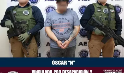 �scar "N" en prisi�n por desaparici�n agravada de una menor y pederastia