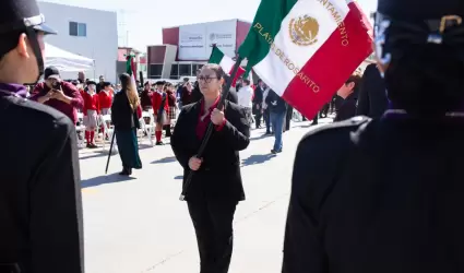 Jornada c�vica con motivo del 24 de febrero, D�a de la Bandera Nacional