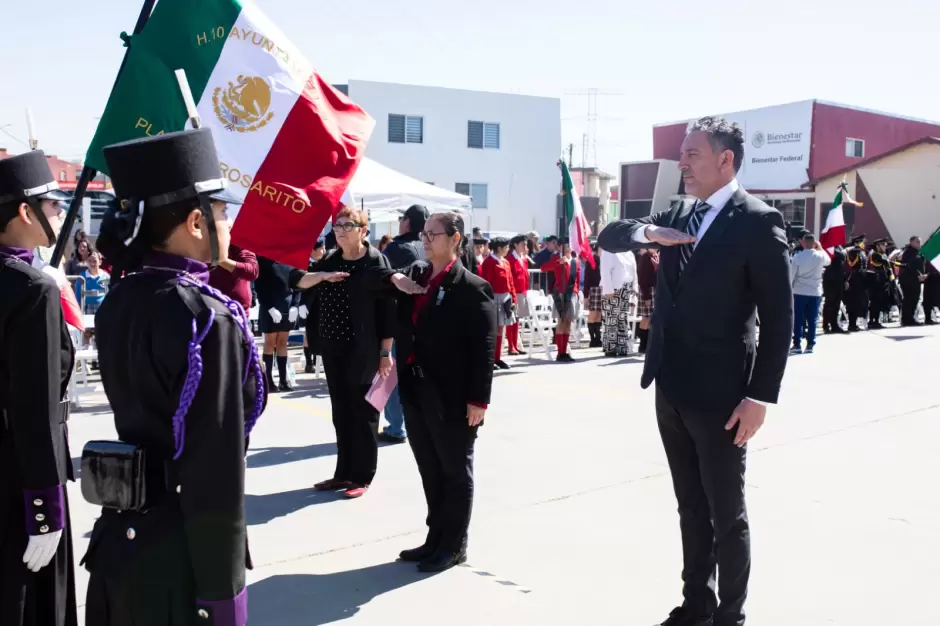 Jornada c�vica con motivo del 24 de febrero, D�a de la Bandera Nacional