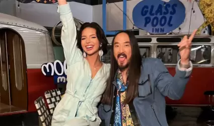 �ngela Aguilar y Steve Aoki