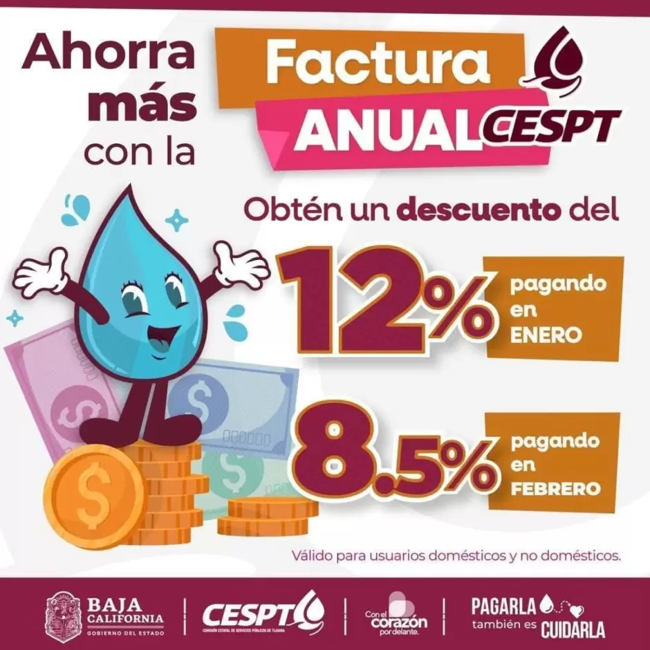 �ltima semana para aprovechar el descuento anual de CESPT