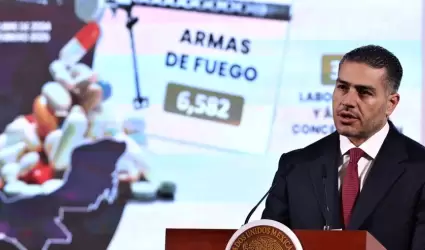 Omar Garc�a Harfuch, secretario de Seguridad y Protecci�n Ciudadana.