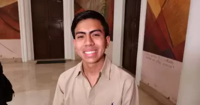 Jes�s Mar�a Valdez Acu�a, estudiante de preparatoria