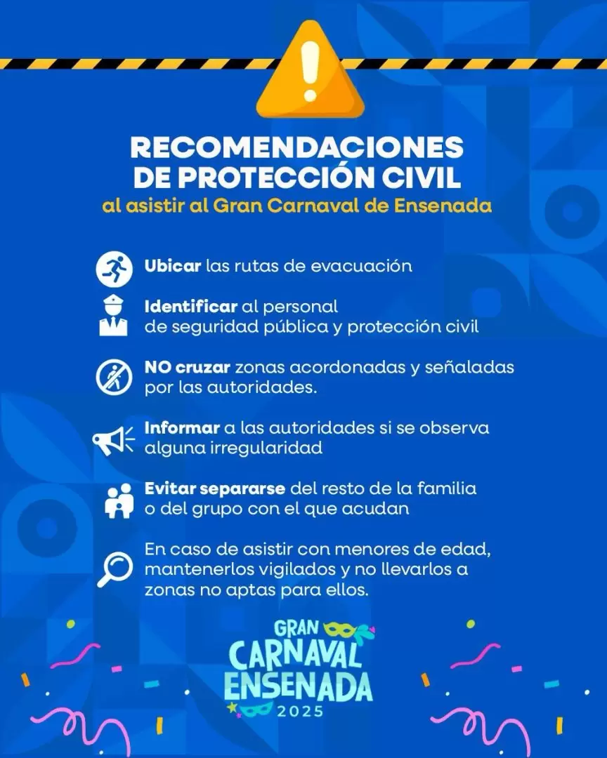 Tendr� Protecci�n Civil operativo permanente en Carnaval 2025