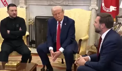 Reuni�n de Volodimir Zelensky con Donald Trump y JD Vance