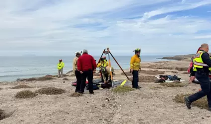 Cuerpo del menor extraviado