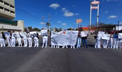 Manifestaci�n de enfermeras