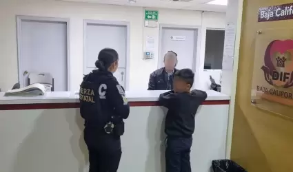 Rescata escuadr�n violeta a menor de edad