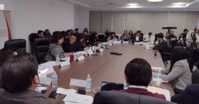 Sesiona Comisi�n de Hacienda en la Auditor�a Superior del Estado