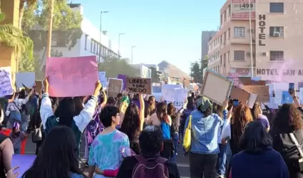 Marcha del 8M en Hermosillo