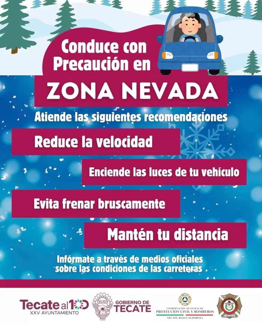 Pron�stico de lluvias y fuertes vientos