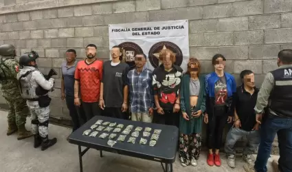 Personas aseguradas tras cateo en Hermosillo