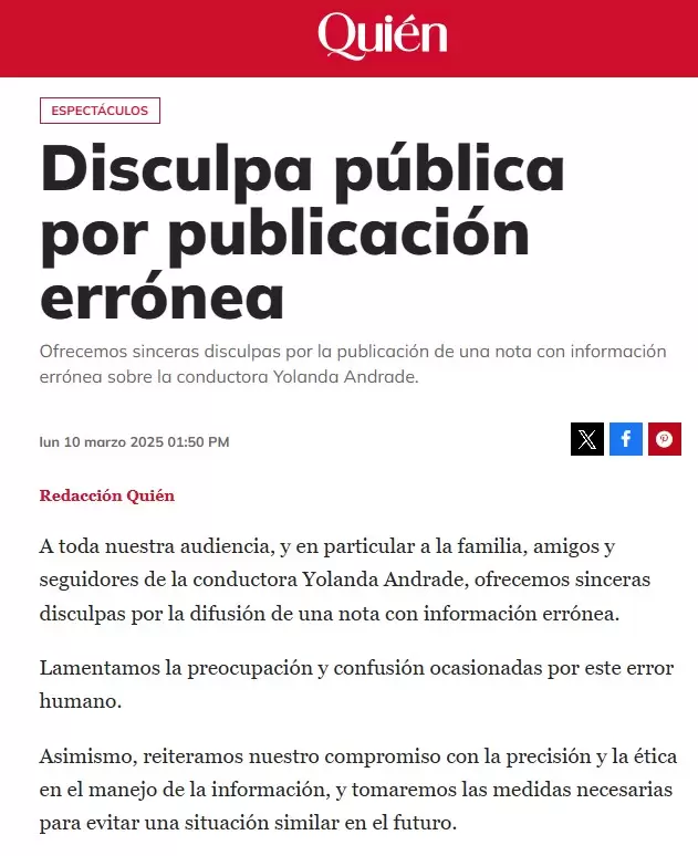 Comunicado Revista Qui�n