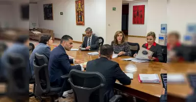 Se re�ne Gobernadora de BC con gabinete de seguridad en la Ciudad de M�xico