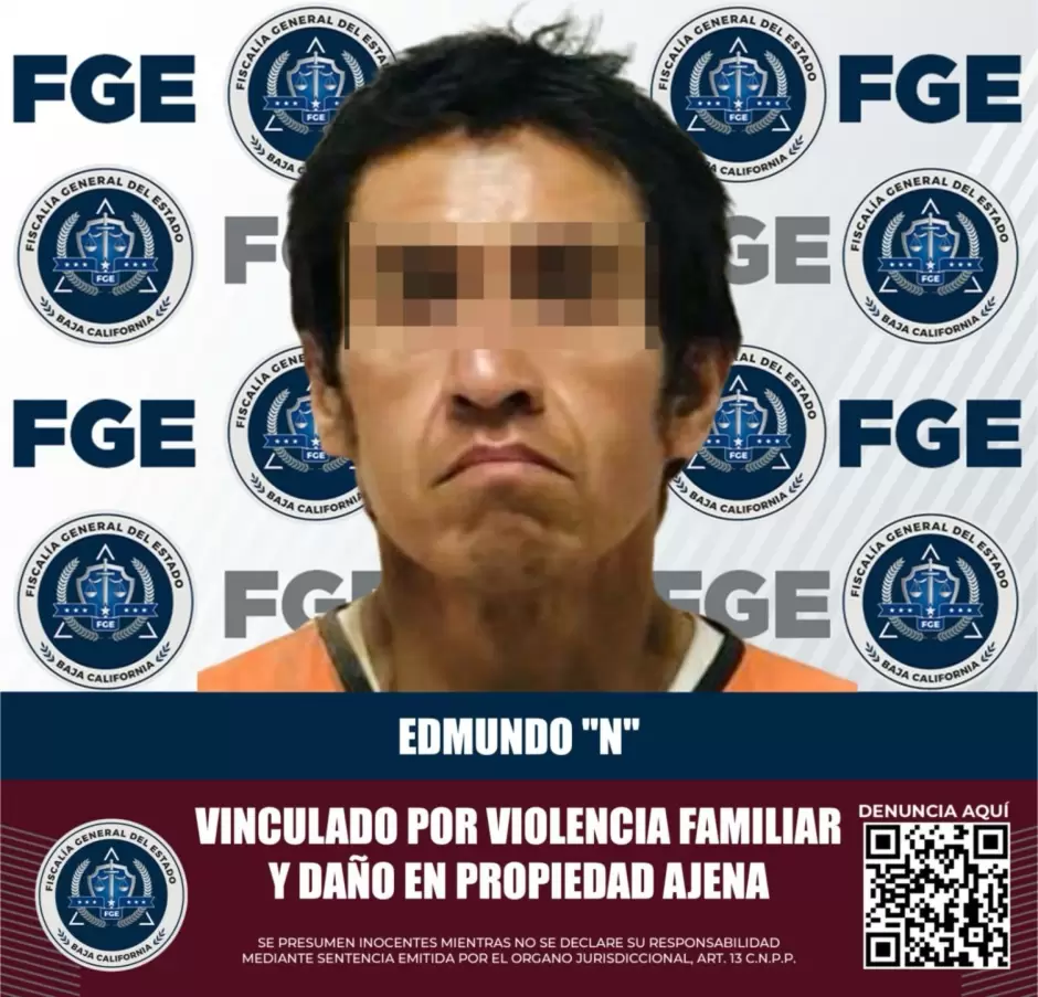 Vinculado por violencia familiar y da�o en propiedad ajena
