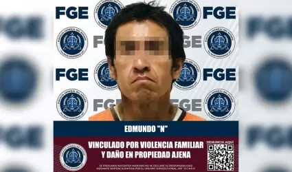 Vinculado por violencia familiar y da�o en propiedad ajena