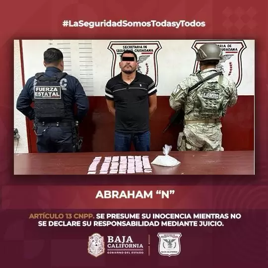 Detienen a hombre en posesi�n de drogas