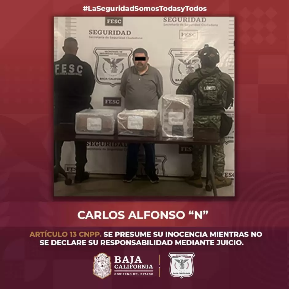 Confiscan 25 kilos de metanfetamina en Tijuana