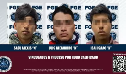 Vinculados por robo calificado