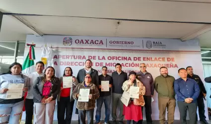 Reafirma Gobierno de Baja California compromiso con la comunidad oaxaque�a