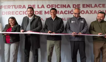 Inauguraci�n de la Oficina de Enlace de la Direcci�n de Migraci�n Oaxaque�a en T