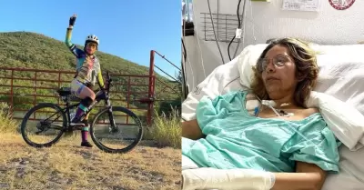 Graciela Ur�as, ciclista atropellada