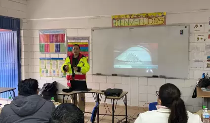 Cultura de la prevenci�n con pl�ticas informativas
