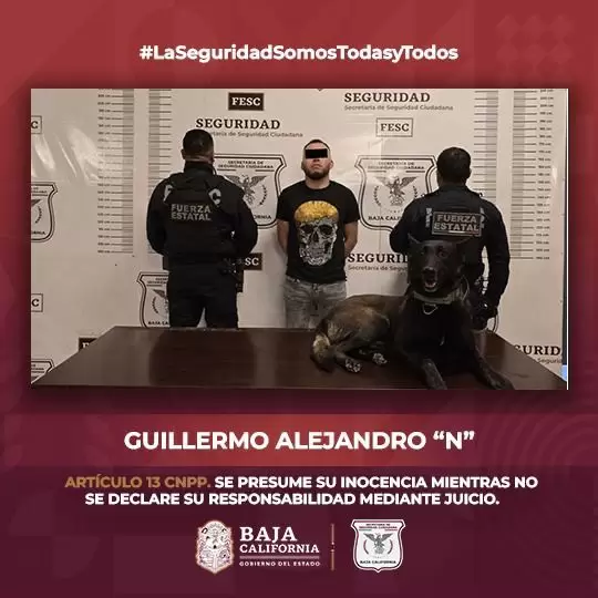 Hombre con orden de aprehensi�n vigente en Baja California