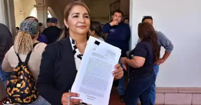 Lourdes Rojas, secretaria general del Sindicato de Trabajadores y Empleados de l