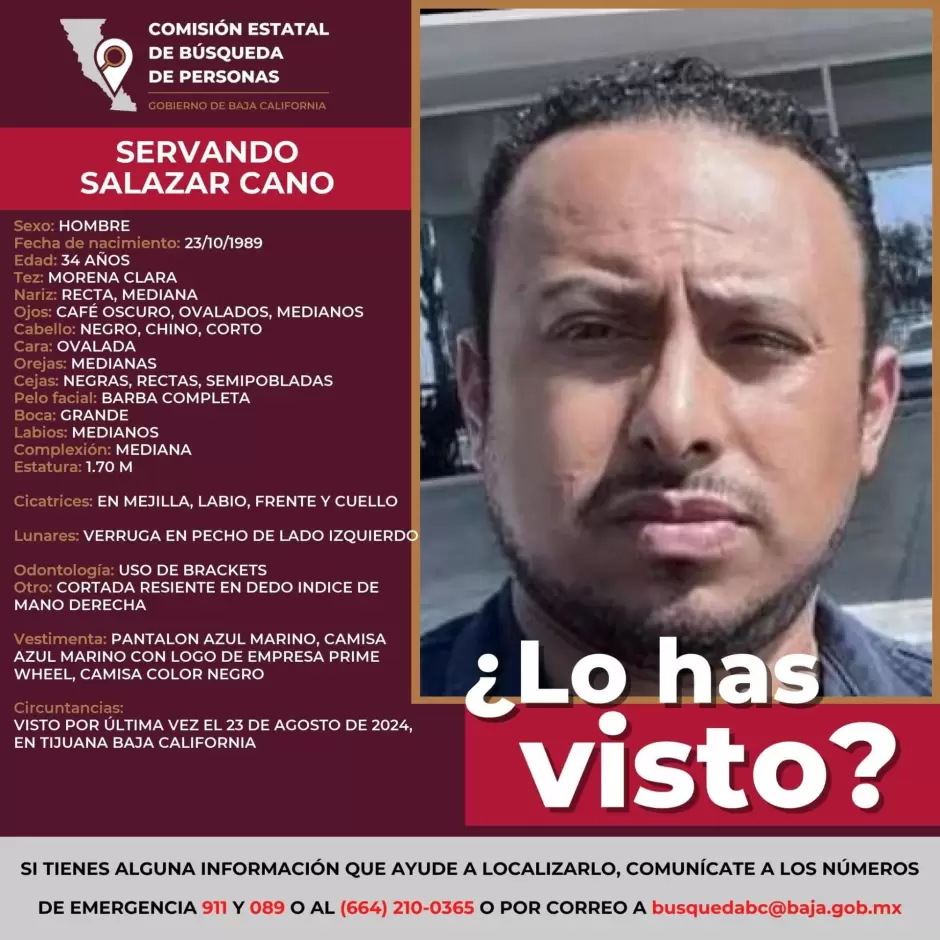 Se complica tr�mite de acta de nacimiento de hija de Servando, desparecido en Prime Wheel