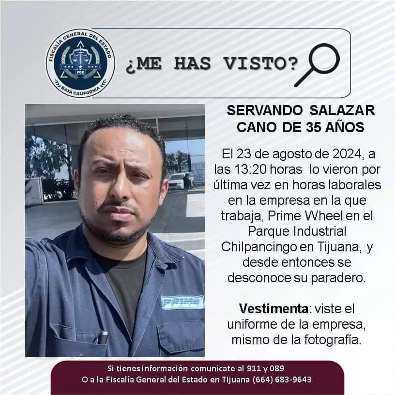 Se complica tr�mite de acta de nacimiento de hija de Servando, desparecido en Prime Wheel