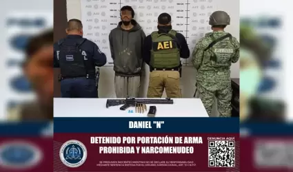 Hombre detenido