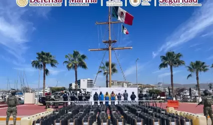 Aseguran 4.5 toneladas de coca�na en Baja California Sur