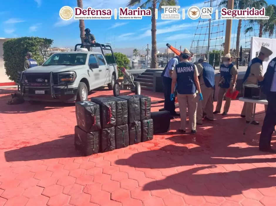 Aseguran 4.5 toneladas de coca�na en Baja California Sur