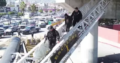 Rescate a un hombre en situaci�n de calle