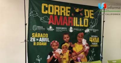 Presentan en Tijuana "Corre de Amarillo"