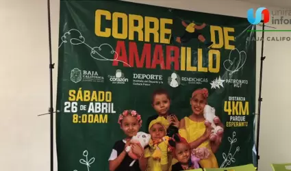 Presentan en Tijuana "Corre de Amarillo"